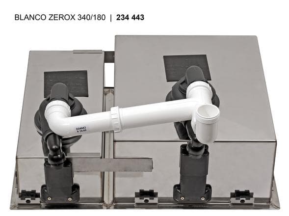 Мойка BLANCO ZEROX 340/180-IF (чаша справа) нержавеющая сталь