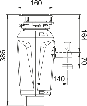 Измельчитель Franke SLIM 100